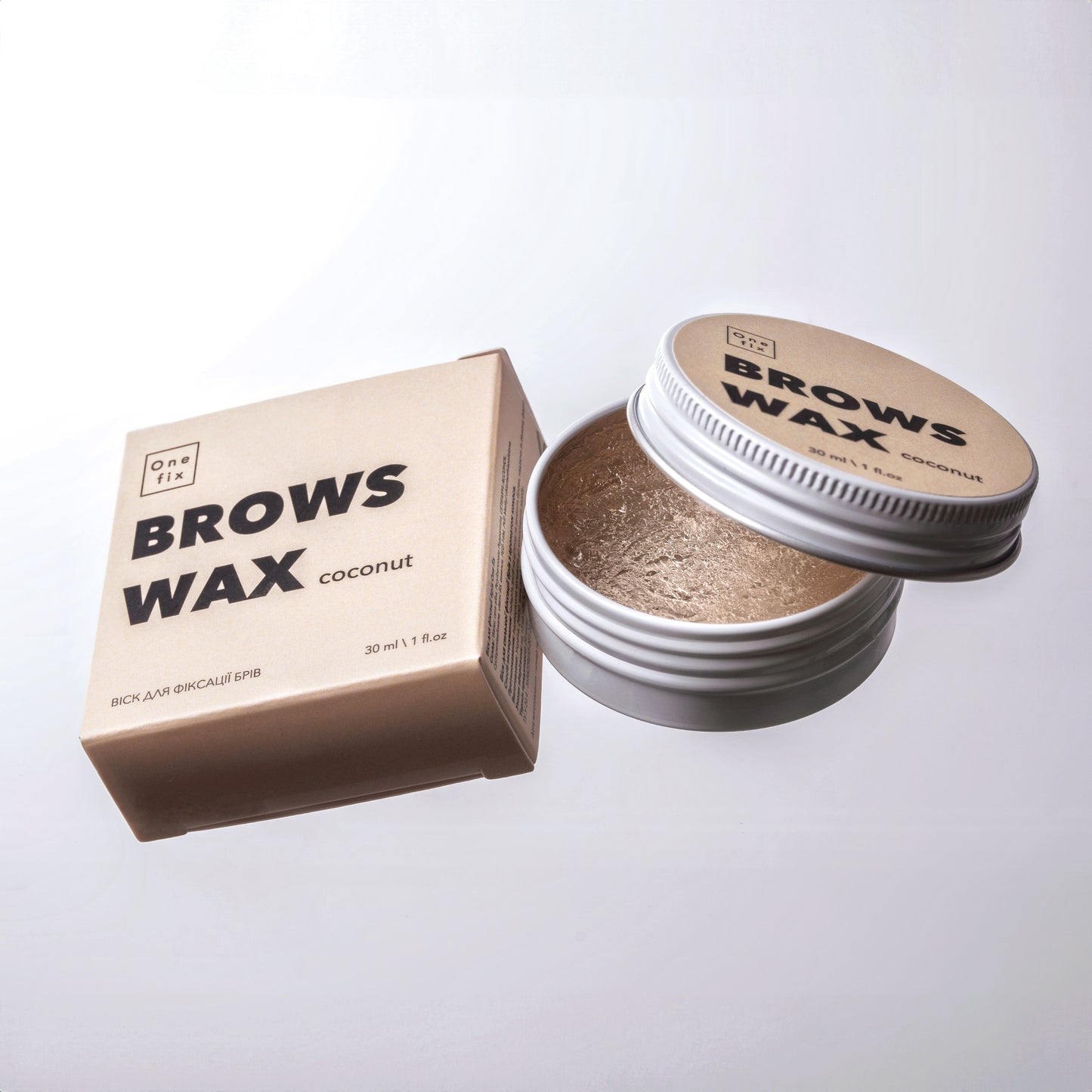 Віск для фіксації брів One fix brows wax coconut