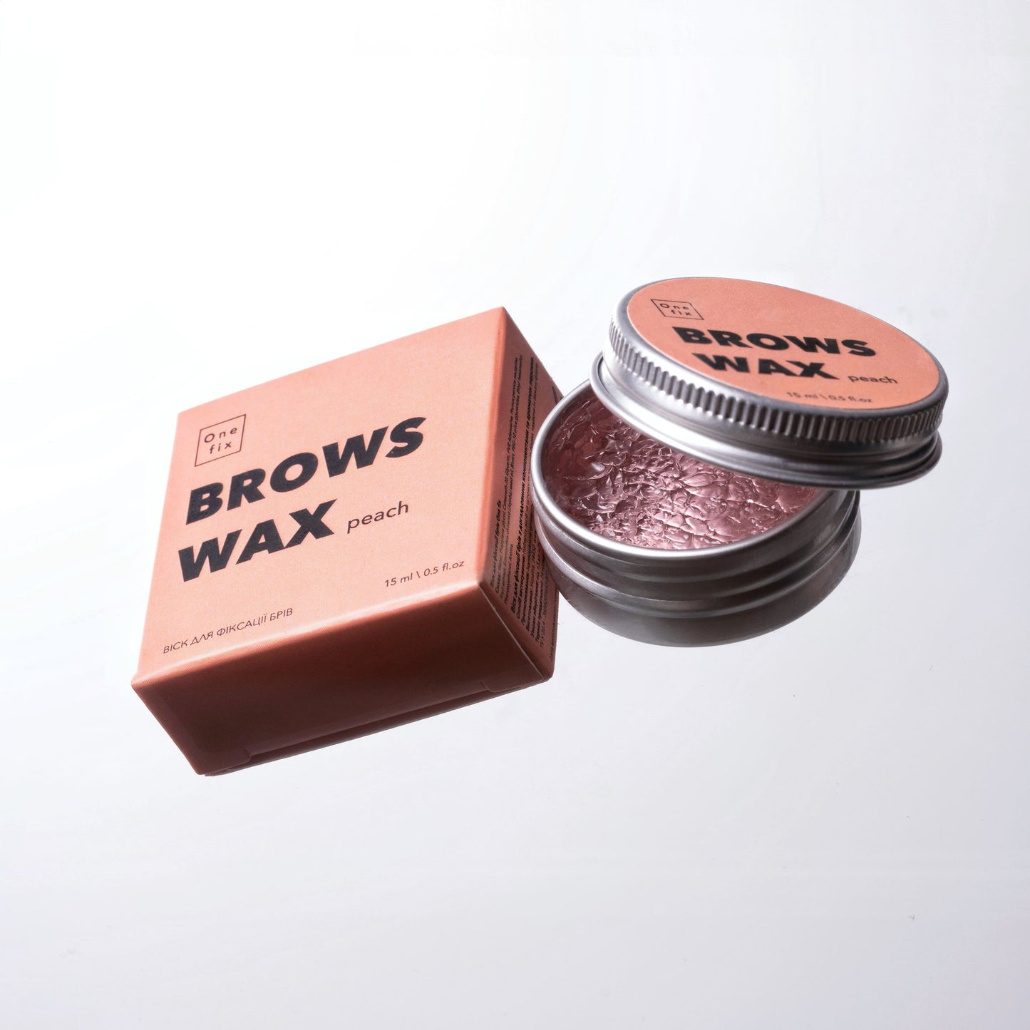 Wax for fixing eyebrows One fix brows wax peach